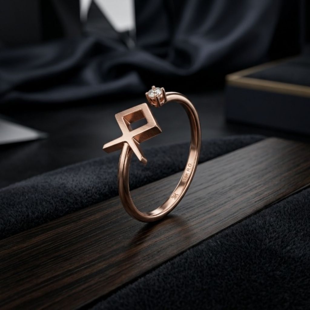 Cincin Exo Wanita Adjustable Suasa Kuningan Asli Lapis Emas Gold Rosegold Silver Cincin Fashion - ZE