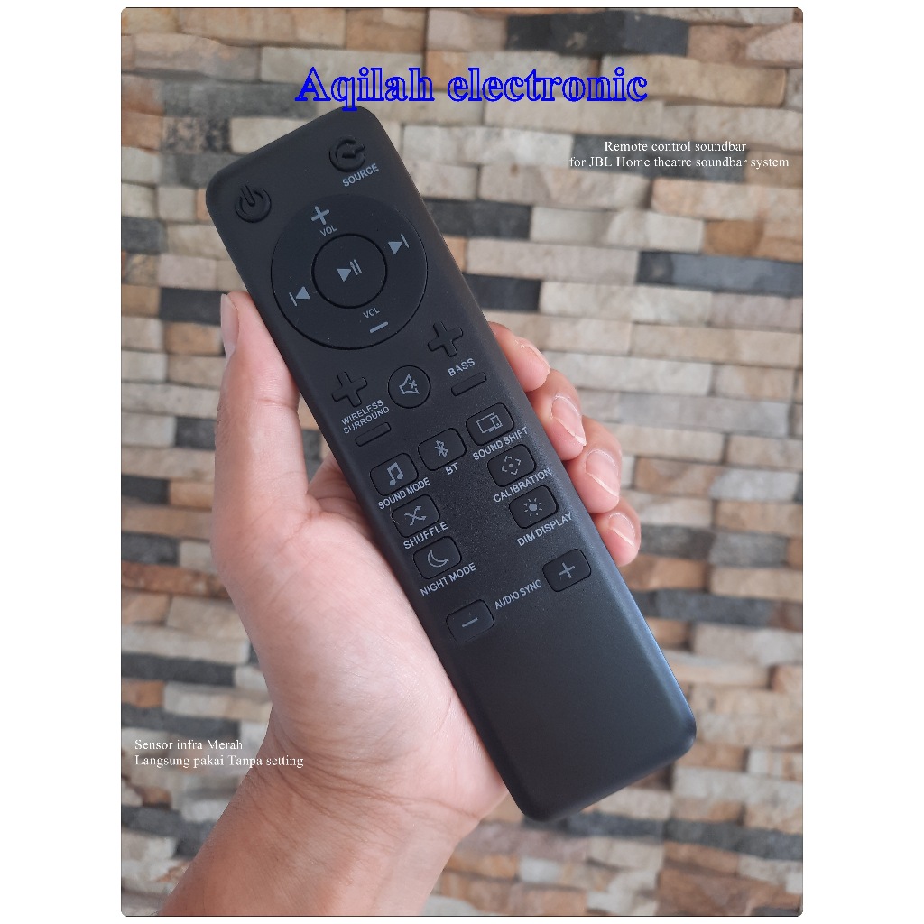 Remote soundbar JBL Home theatre soundbar system