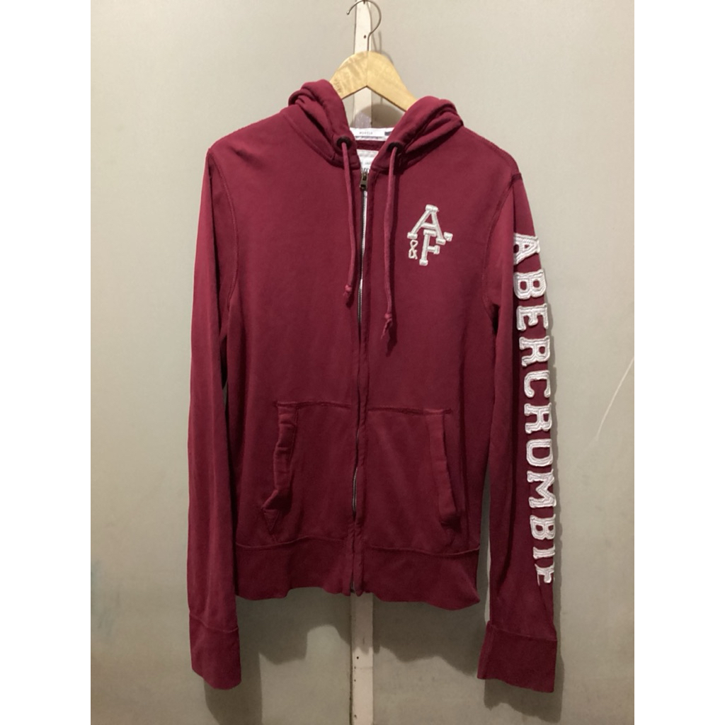 ST54 | Abercrombie Spelout Hoodie Zipper