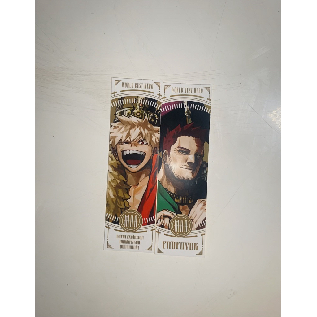 My Hero Academia Sticker Set Bakugo Endeavor Official JUMP GIGA Summer 2025