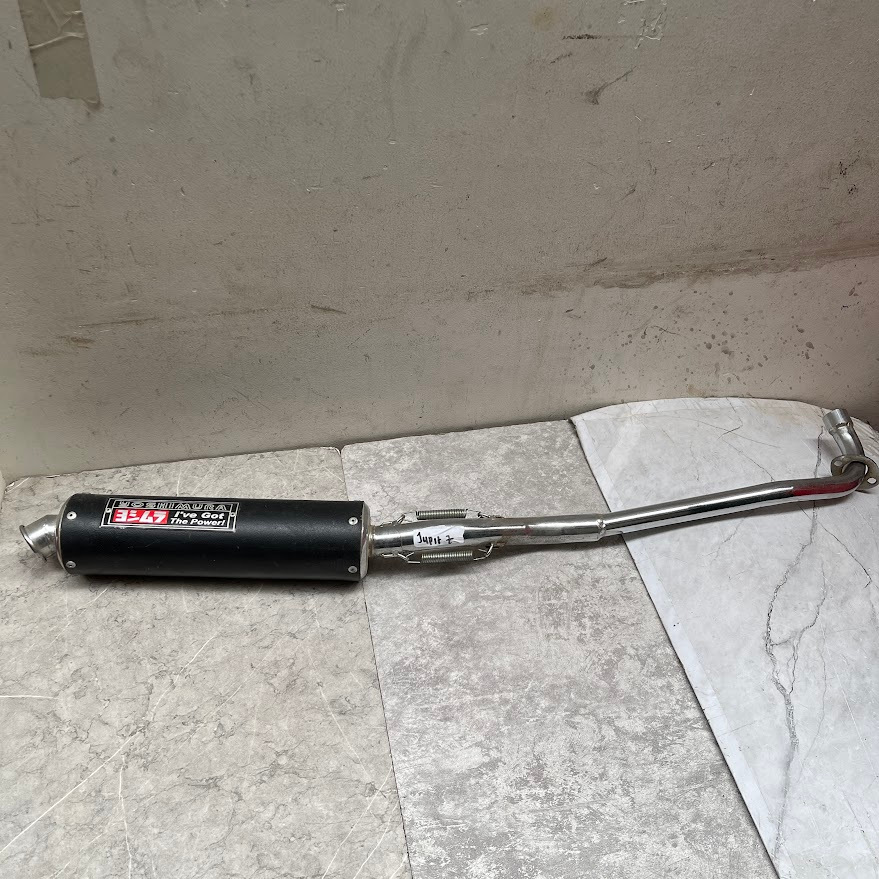 Knalpot Jupiter Z yoshimura warna Hitam Bulat KONDISI SEPERTI FOTO