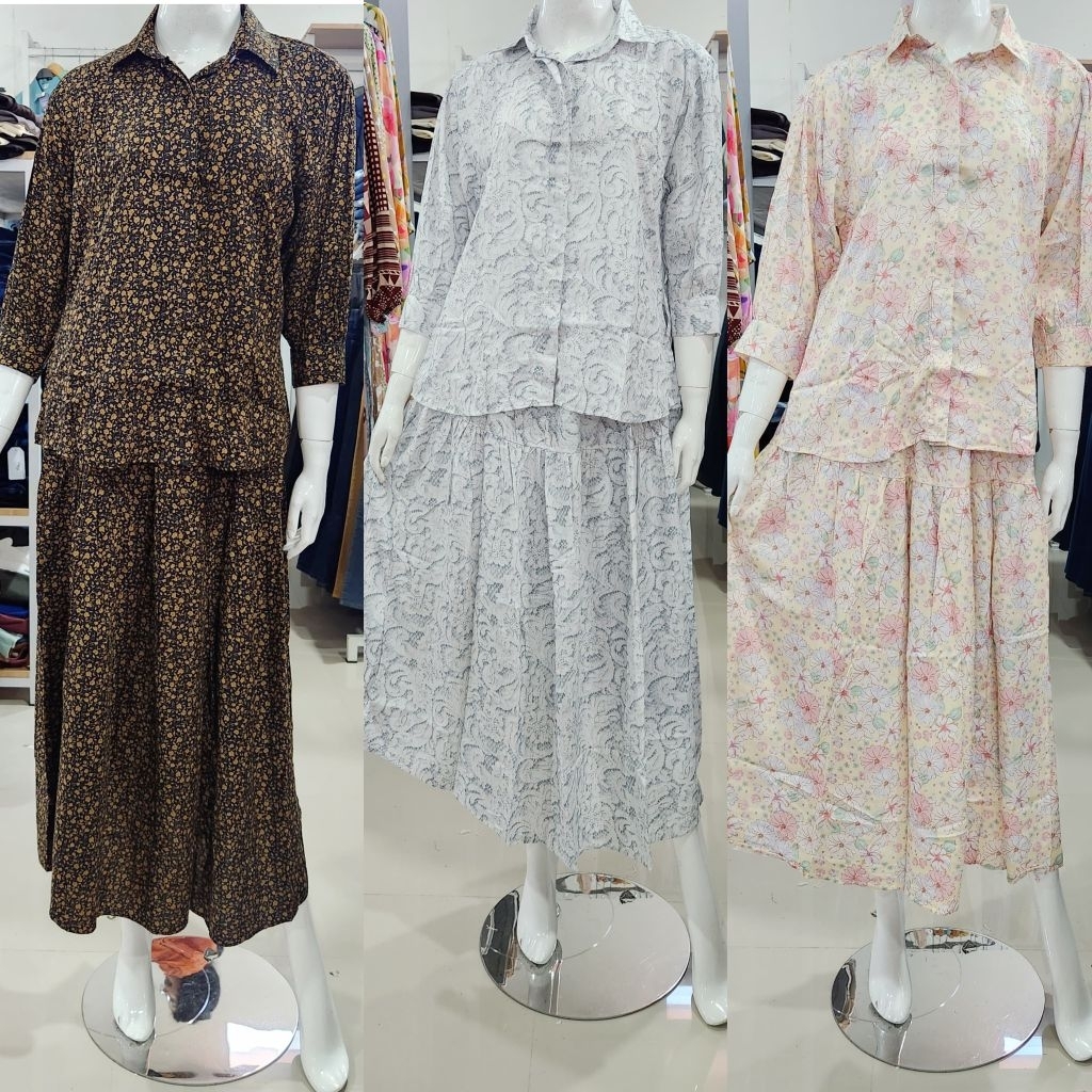 Setelan Oneset Rok rayon by Zenata