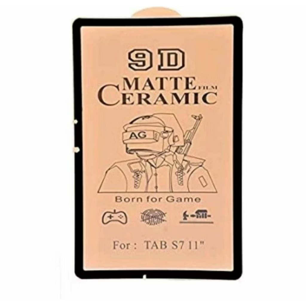 Tempered Glass Temperglas Samsung Tab A 2016/ T285 Anti gores Ceramic Matte Anti Minyak