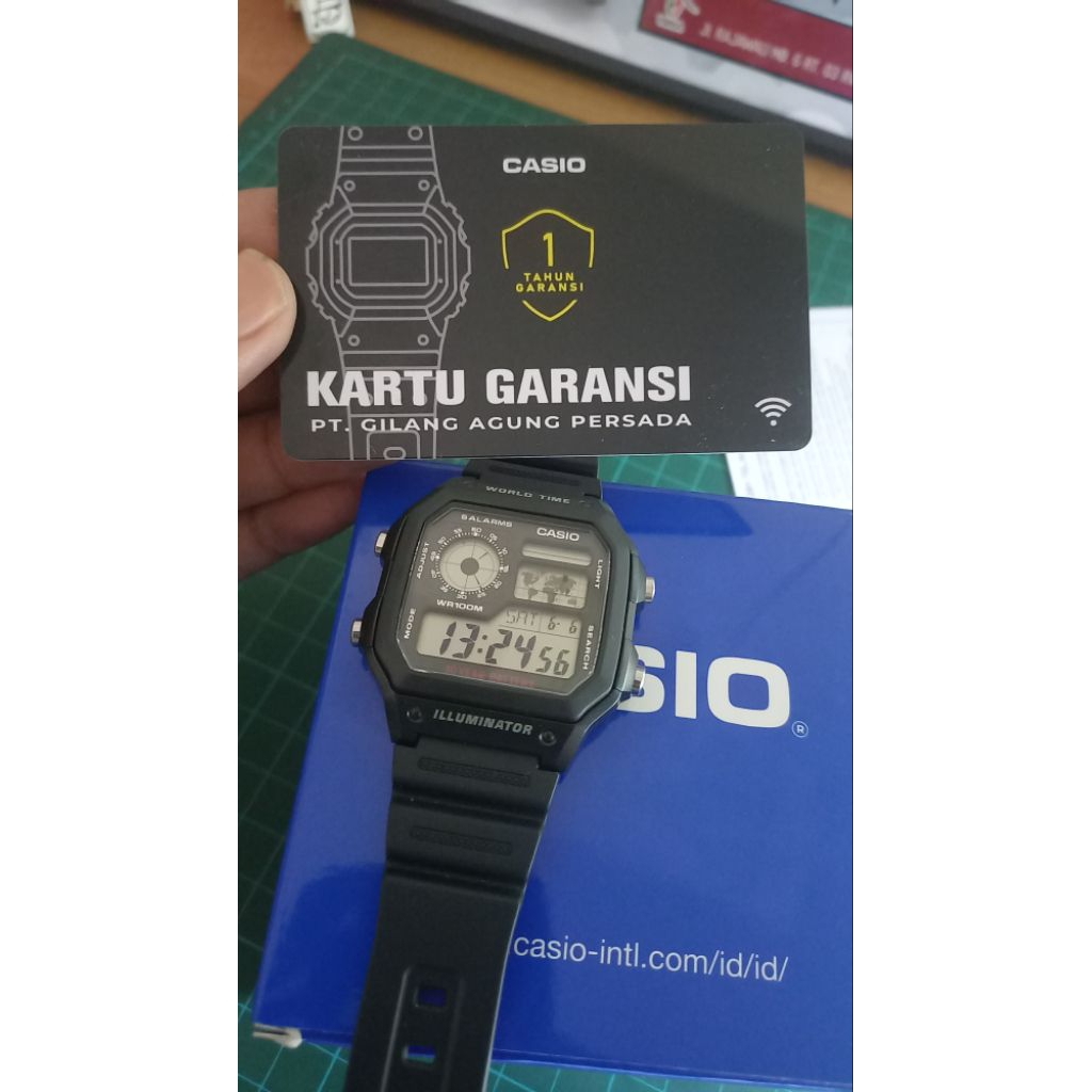 Jam Casio Illuminator Original Garansi Casio 1 tahun