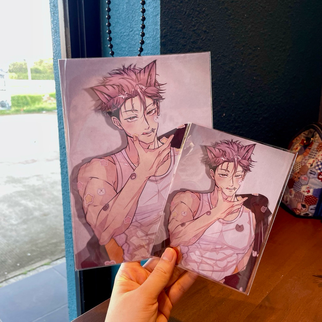 [Kimy’s Corner X AFrogInAPond] Jujutsu Kaisen / JJK Yuuji Art Print & Photocard