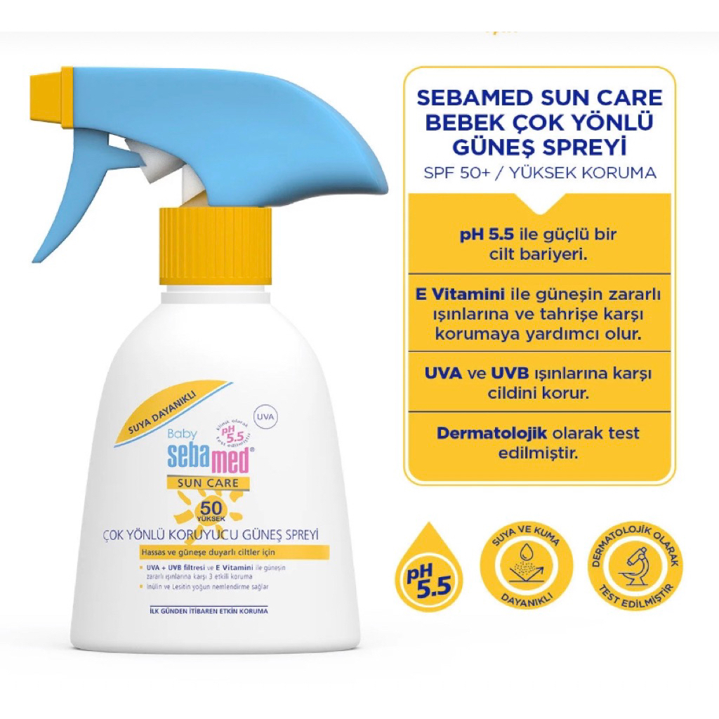 Sebamed Lotion Bayi SPF 50+ Original dari Turki