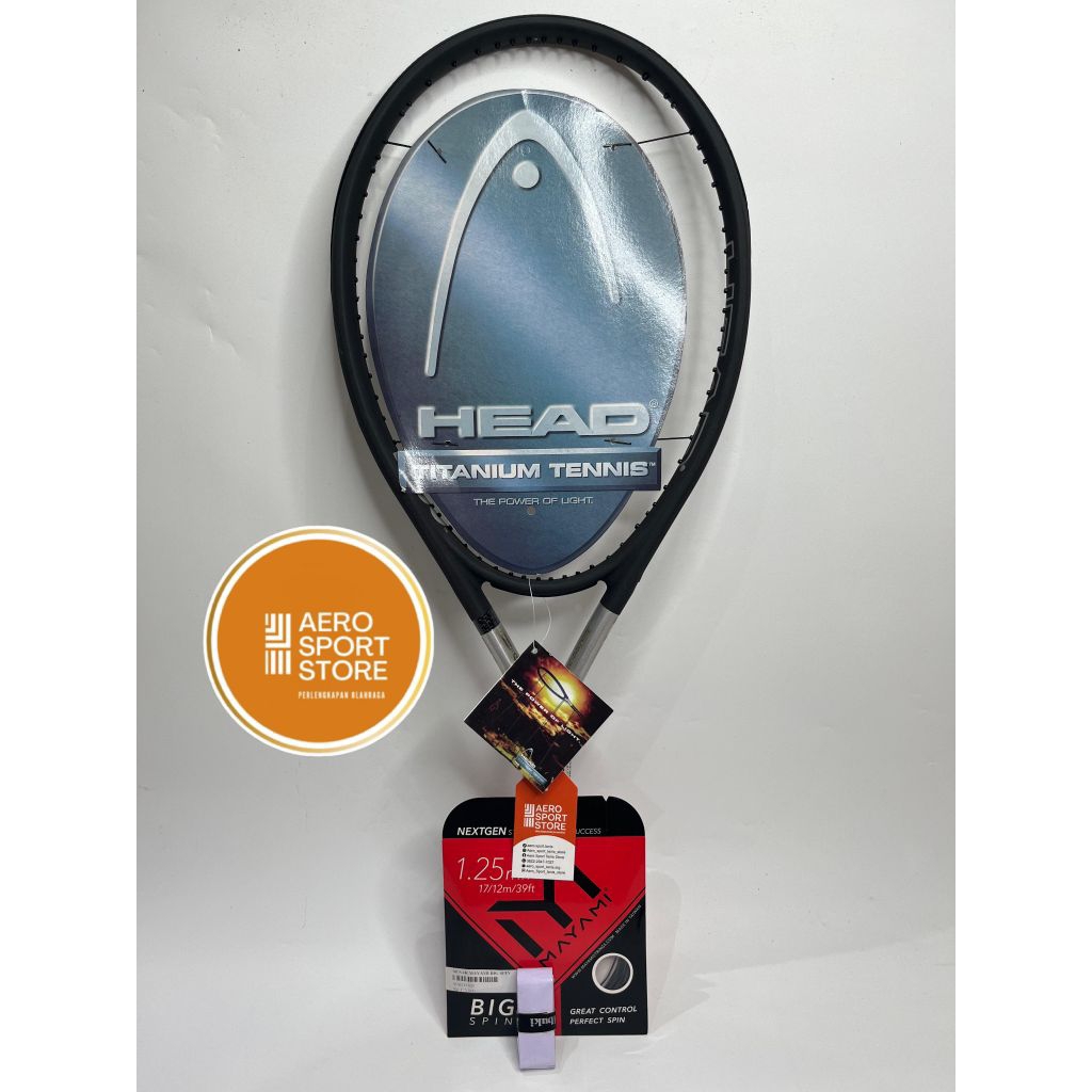[ RAKET TENIS HEAD TITANIUM S6 / 225 Gram - 115 in ]