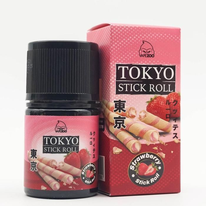 TOKYO STICK ROLL Strawberry 60ml by VZ Liquid Freebase