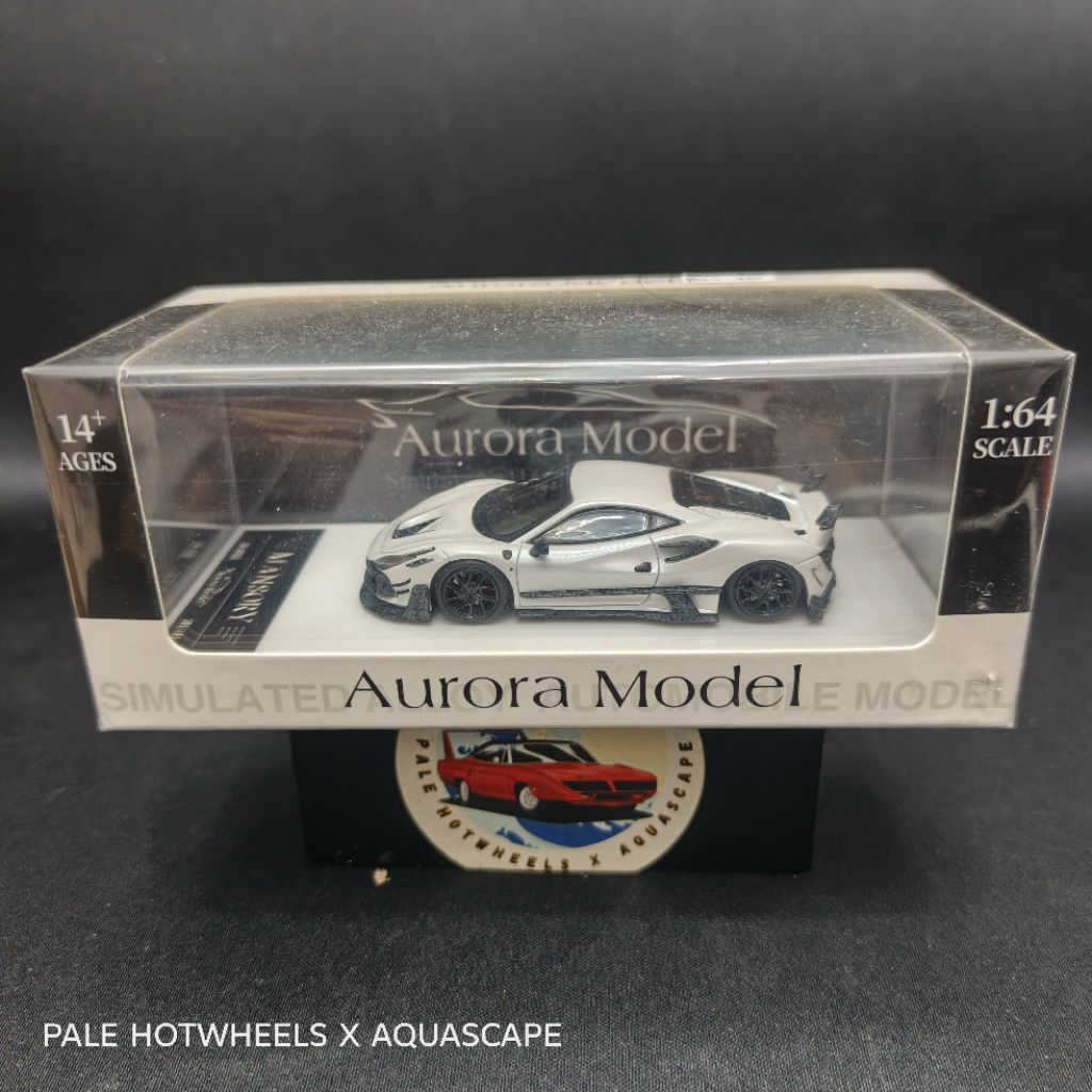 AURORA MODEL FERRARI F8XX TRIBUTTO MANSORY WHITE PEARL