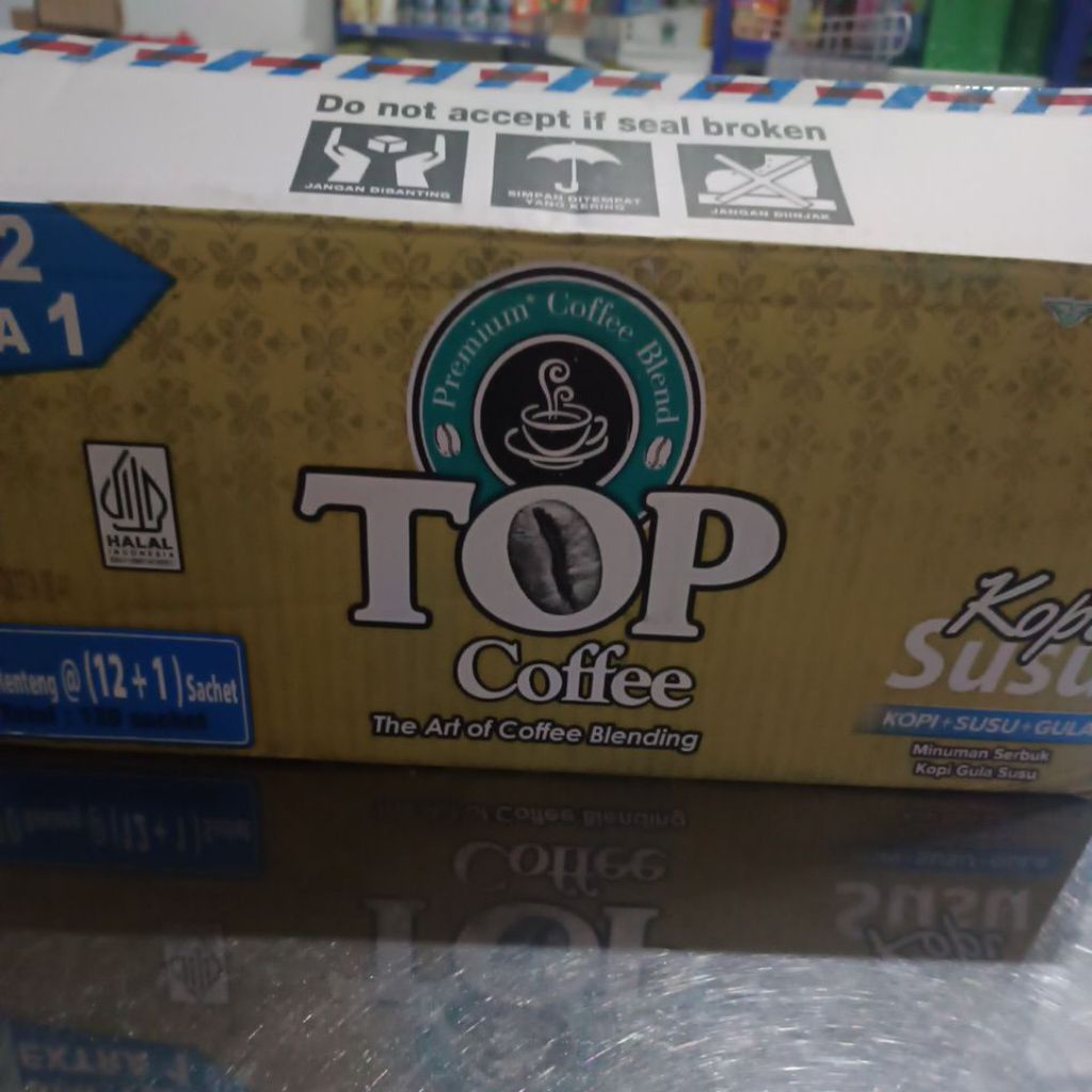 kopi Top kopi susu renteng 1 karton /dus