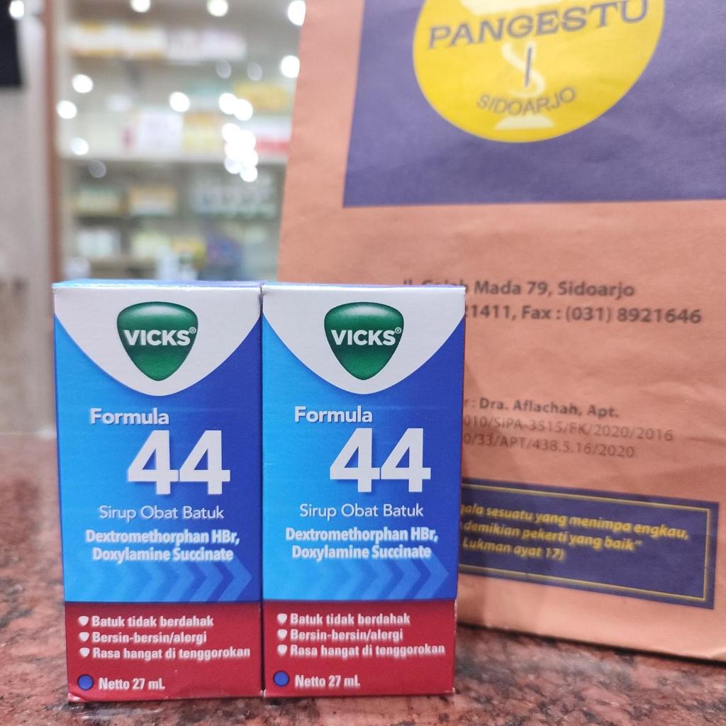 Vicks Formula 44 Sirup 1 Botol 27 ml / Batuk Pilek Alergi / Viks Syrup Vics Cair