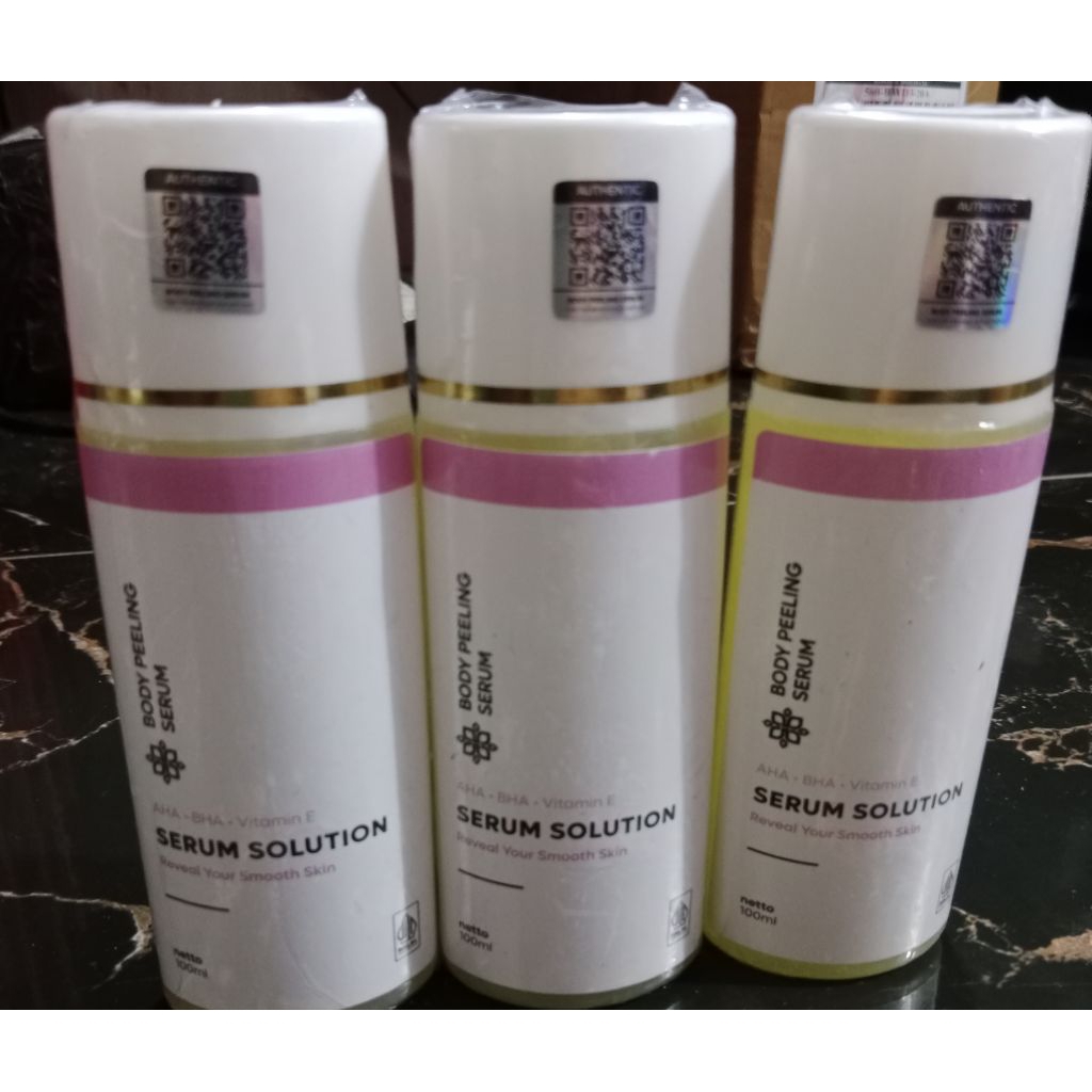 body peeling serum body peeling gel exfoliating serum isi 100 ml BPOM