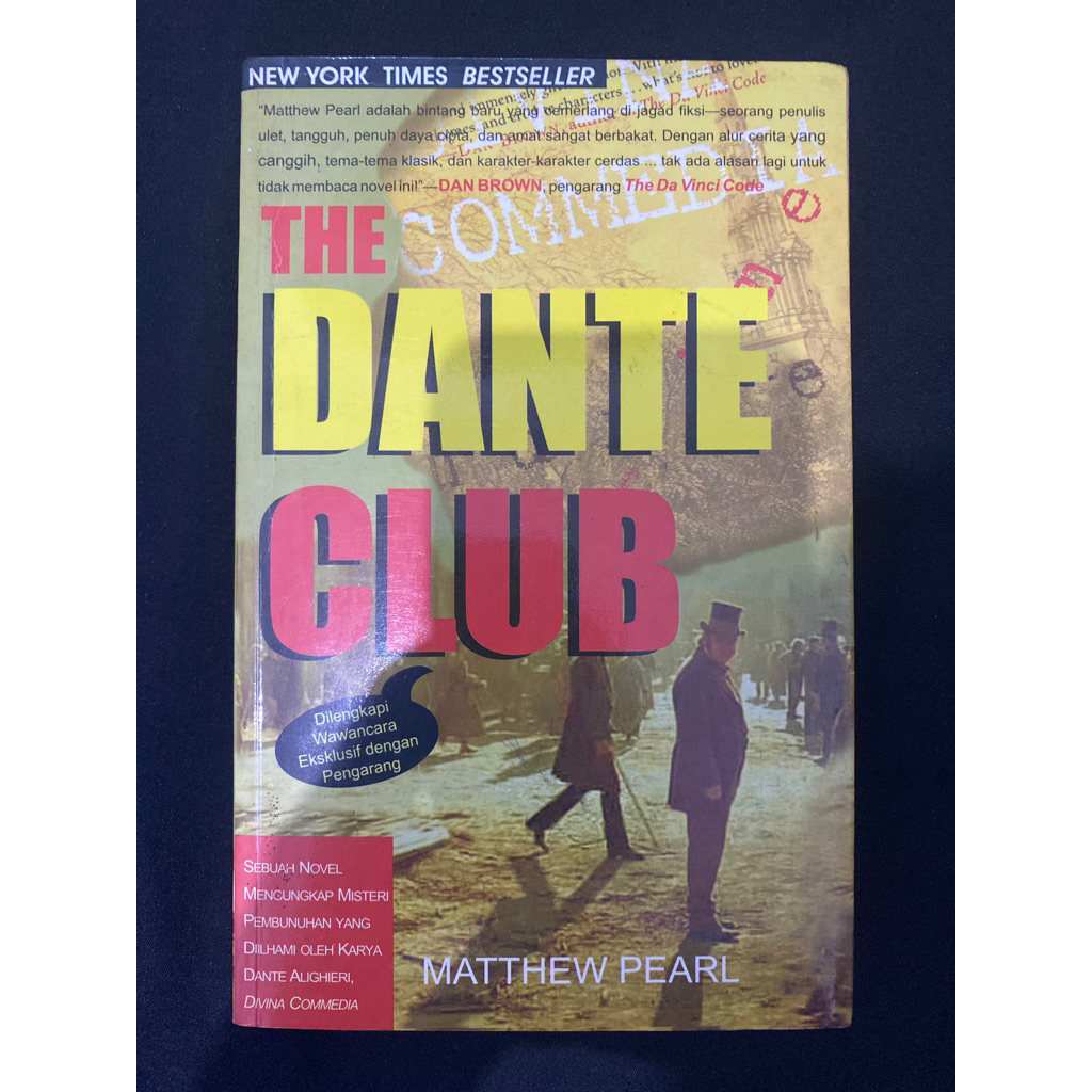 Buku Original THE DANTE CLUB - MATTHEW PEARL