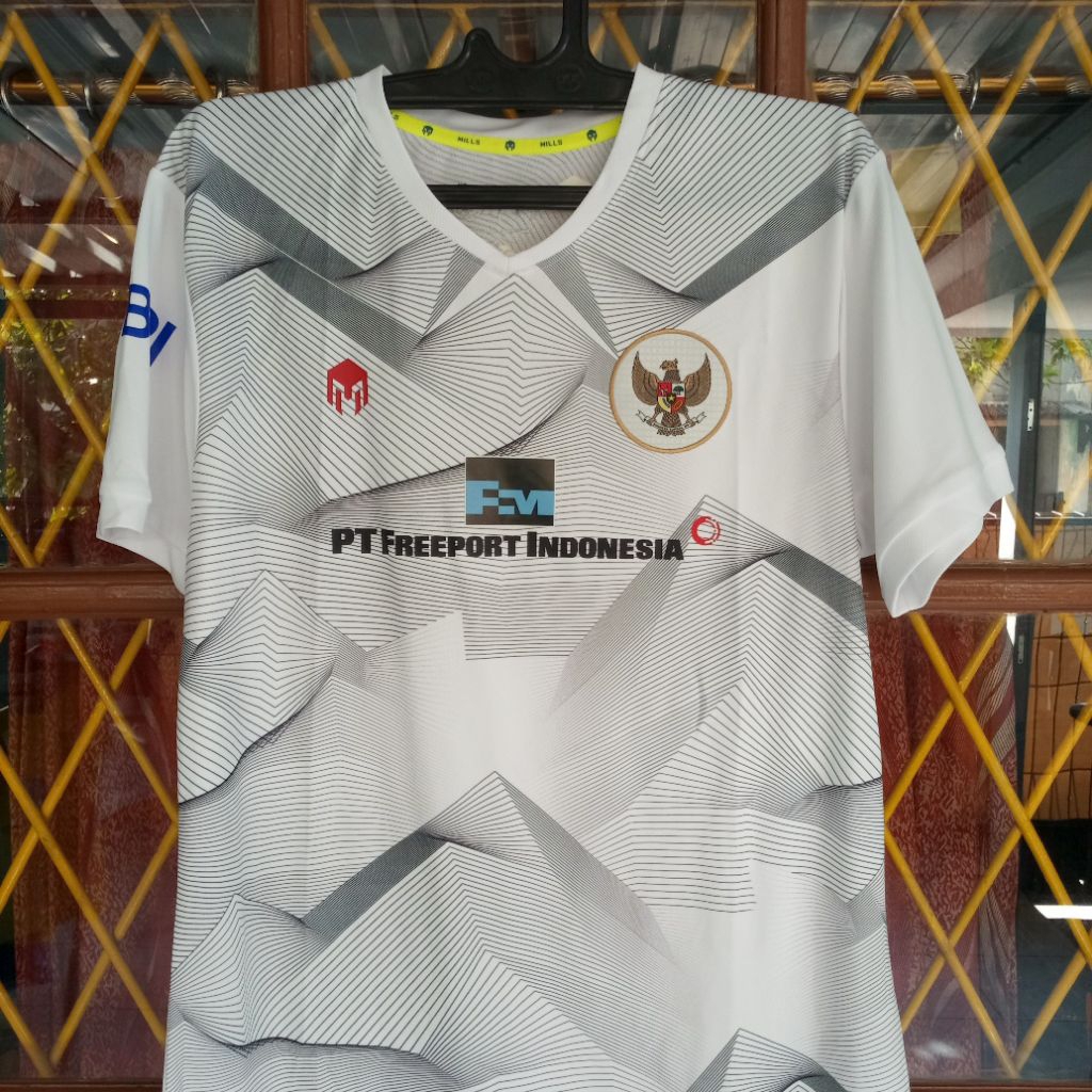 Timnas Indonesia Training Shirt Putih Player Issue by Mills