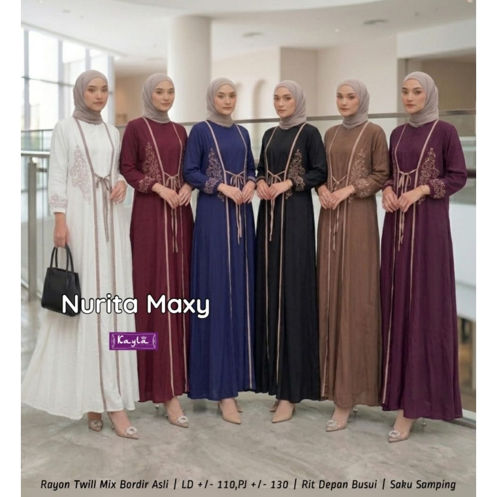 NJRITA/ RAVENA/ AYA/ SANDRINA/ NAZMA MAXI BY NIZAM