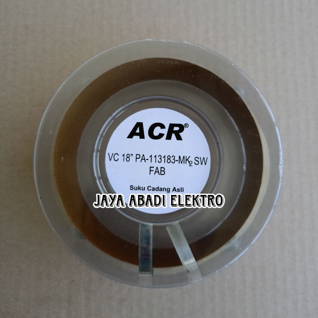 SPUL VOICE COIL FABULOUS 18 inch PA 113183 MK2 SW / VC 18" PA 113183 MK2 SW FAB