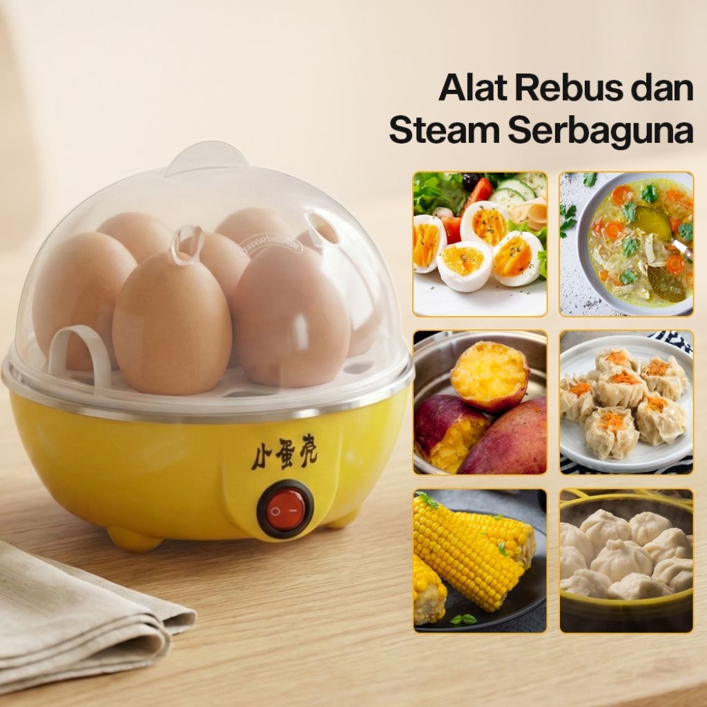 Alat Rebus Telur Listrik 350W // alat kukusan serbaguna