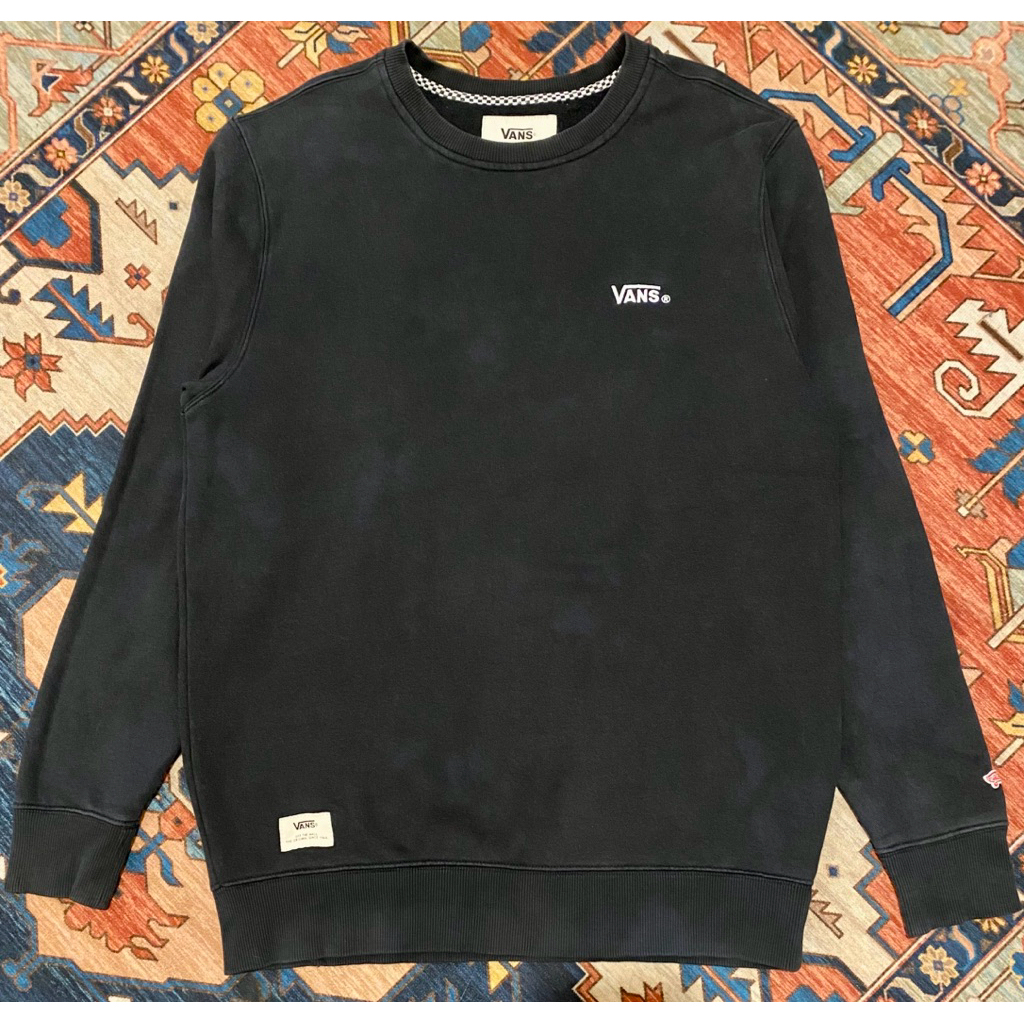 Crewneck Vans Hitam Wash ( M )
