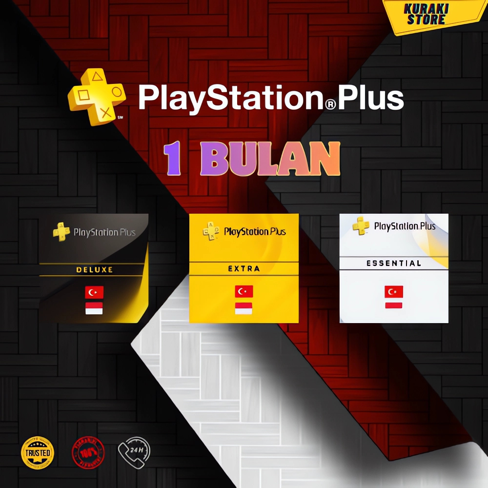 Playstation PS Plus Essential  Extra  Deluxe PS4 PS5 Region Turkey turki & INDO Digital game