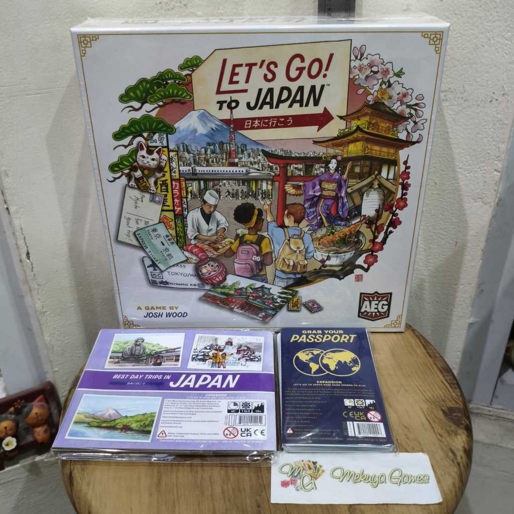 Let's Go To Japan with Grab Your Passport and Best Day Trips In Japan Bundle - soloable Board Game