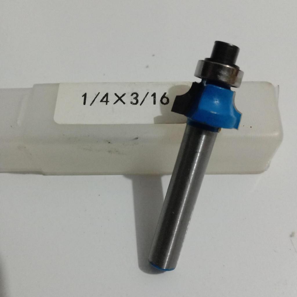 Mata Profil Bearing Router Lurus / Mata Trimer Kayu Lurus Straight Bit