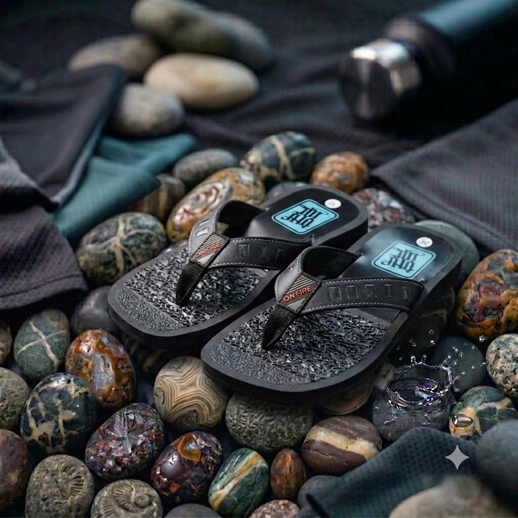 SANDAL JEPIT PRIA SANDAL FIBER SANDAL DISTRO ONFIRE ORIGINAL