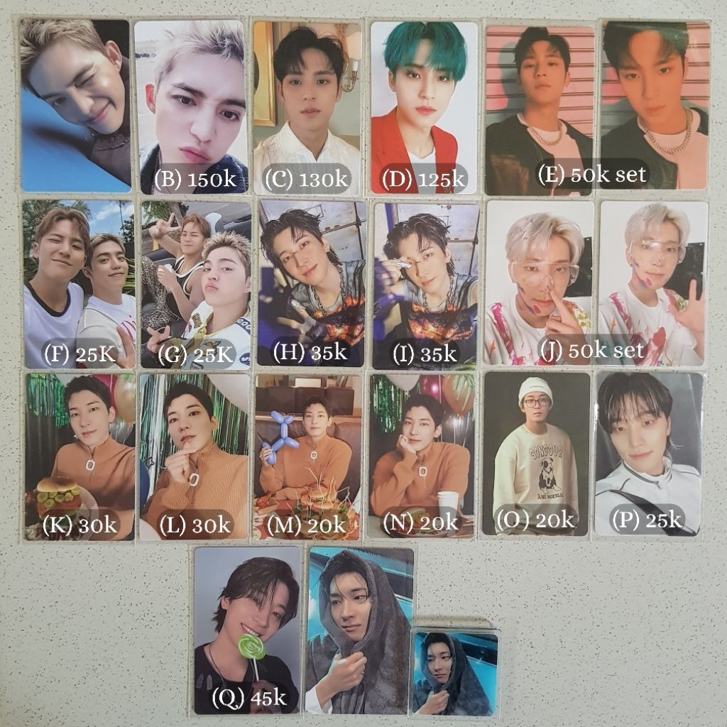Photocard Seventeen Scoups Mingyu Wonwoo Dino Official PC | CxM Gyujum Wonduk