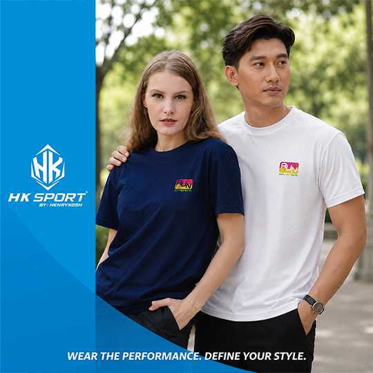 HK SPORT - Kaos Olahraga Drifit Unisex | Kaos Jogging | HK RUN