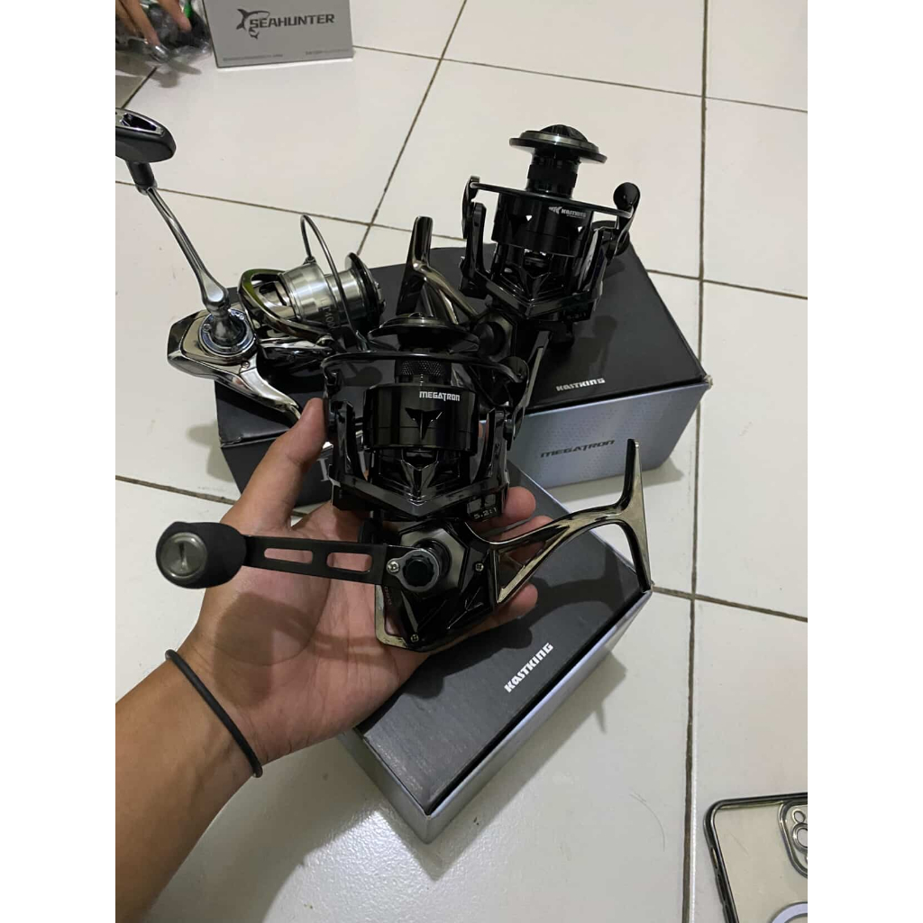 KASTKING MEGATRON Reel Pancing,Megatron Blade Power Handle Teknologi Slow Oscillation Line Lay Susun