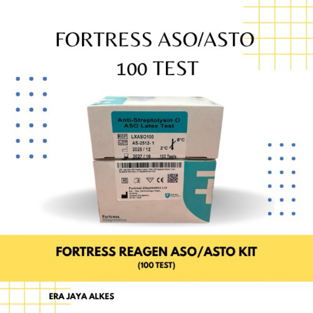 FORTRESS ASO Latex 100T | ASTO Latex Fortress Diagnostic Reagen ASO Latex ED. 10-2027