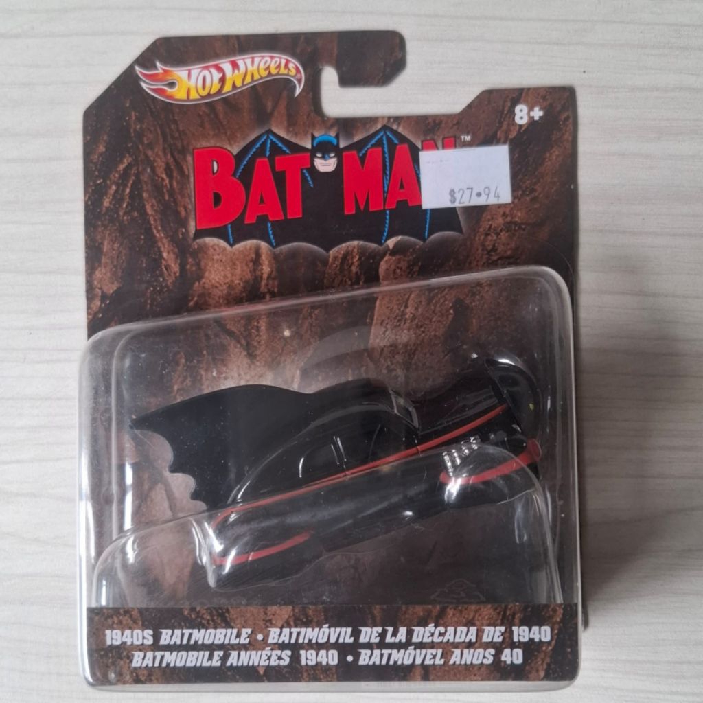 Hotwheels Retro Movie Batman Batmobile 1940 Skala 50