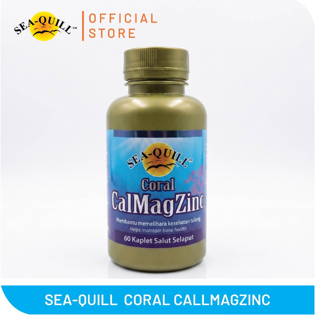 Sea Quill CORAL CALMAGZINC with VIT D3 60 kaplet