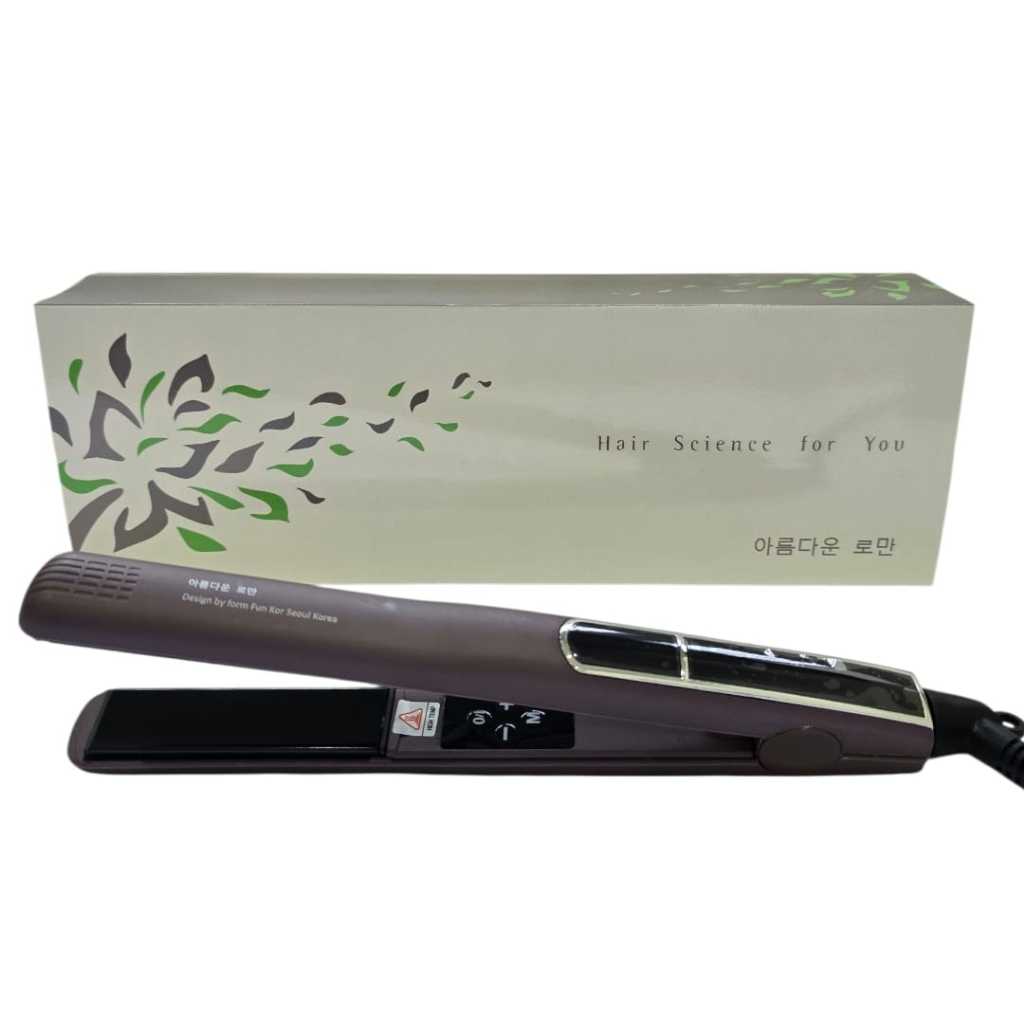 Catok Korea / ubeator Korean Ceramic Hair Straightener - Fast Heating Flat Iron