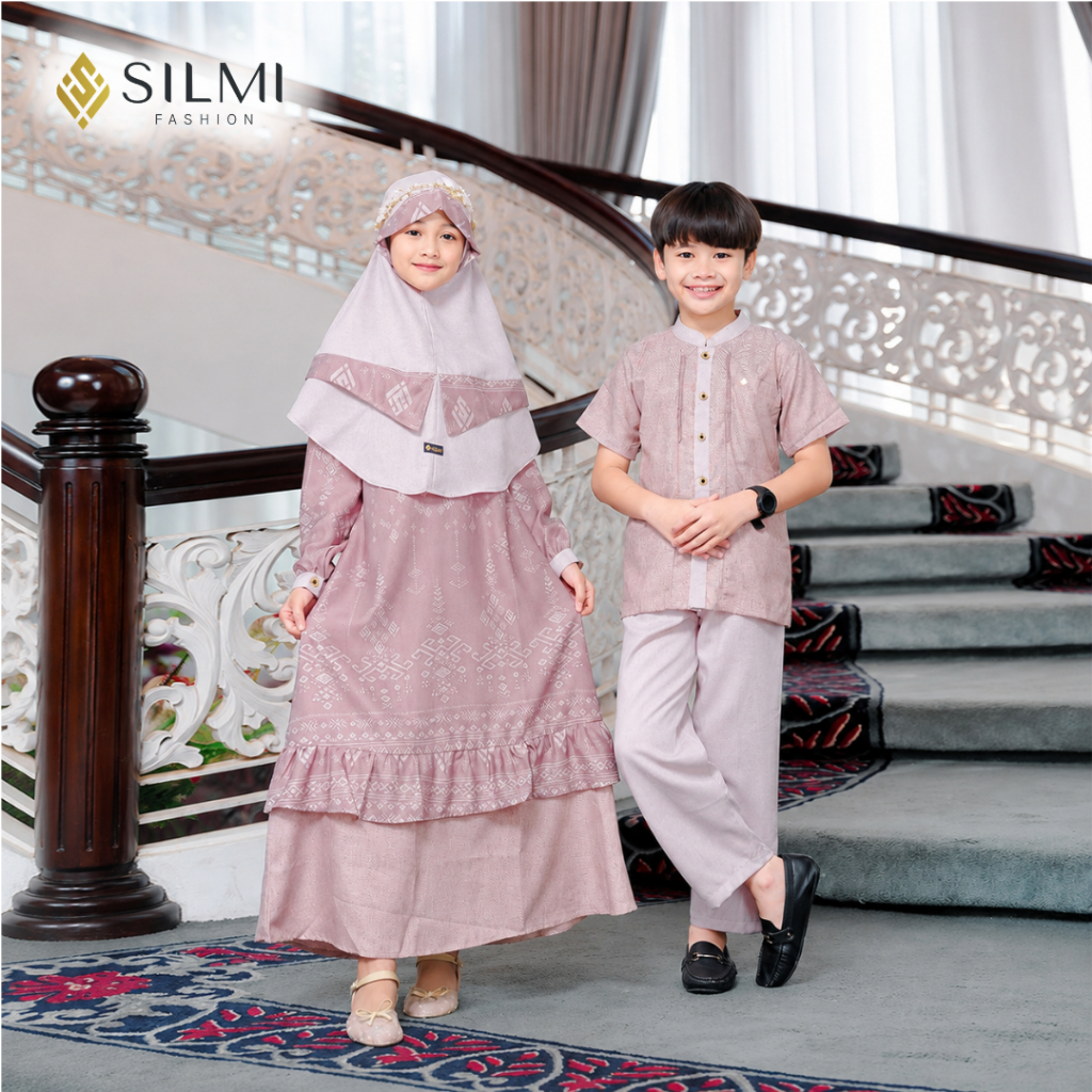 [SILMI] Silmi Family (Kids Only) - Gamis Couple Pasangan - Sarimbit Keluarga Premium - Gamis Couple 