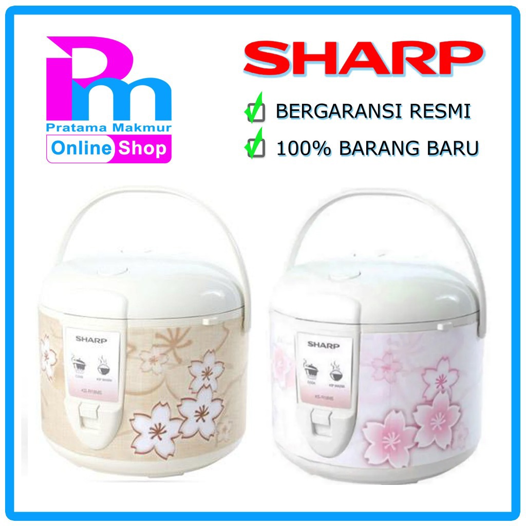 Rice Cooker SHARP 1.8 Liter KS-R18MS-PK / KS-R18MS-BR