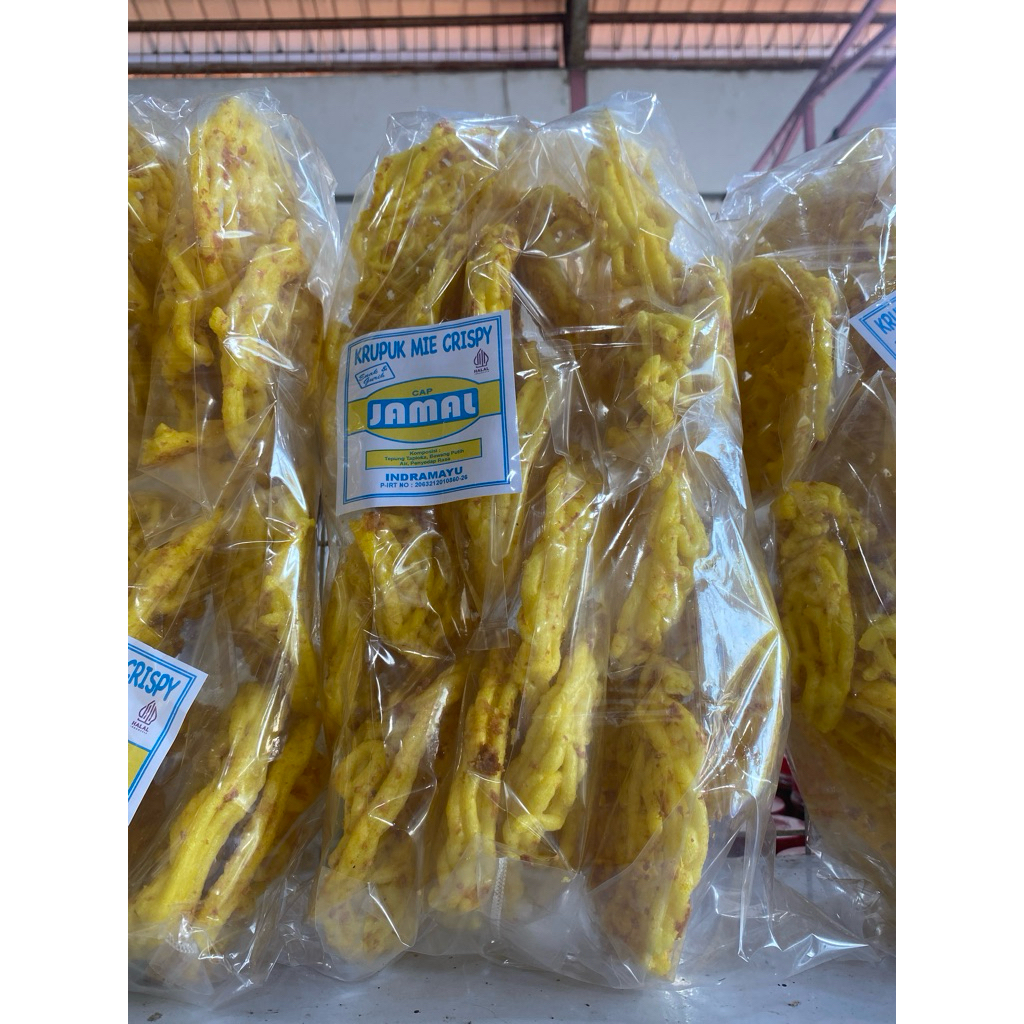 kerupuk Mie krispi matang