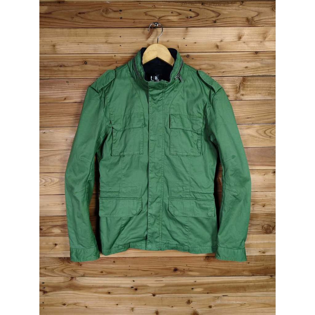 TBJ THE BEST JEANS M65 FIELD JACKET SIZE M, LD 100