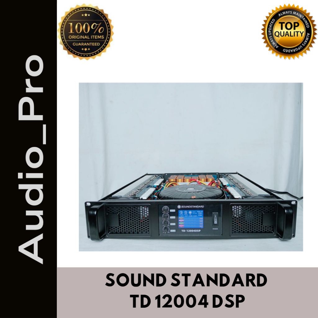 Power Amplifier Sound Standard TD 12004 DSP Power Amplifier Sound Standard TD12004 DSP Power Amplifi