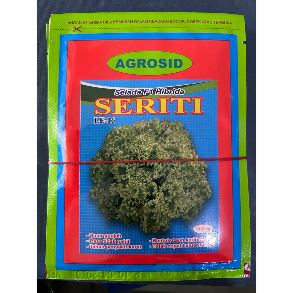 Benih Selada F1 Seriti 10gr - Rasa Tidak Pahit, Tahan Penyakit Karati