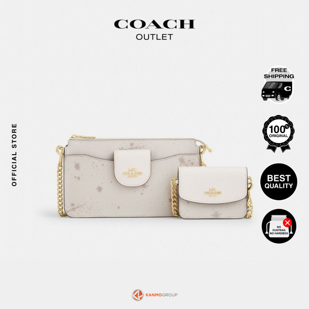 Coach Poppy Crossbody Bag With Star Print - Tas Selempang Wanita