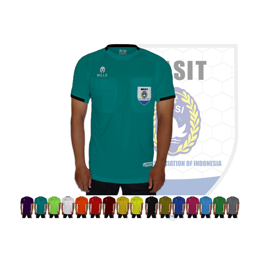 WASIT PSSI  - Baju Wasit MILLS BRI Super League 2021/22 ( 17 WARNA ) S s/d 5XL READY