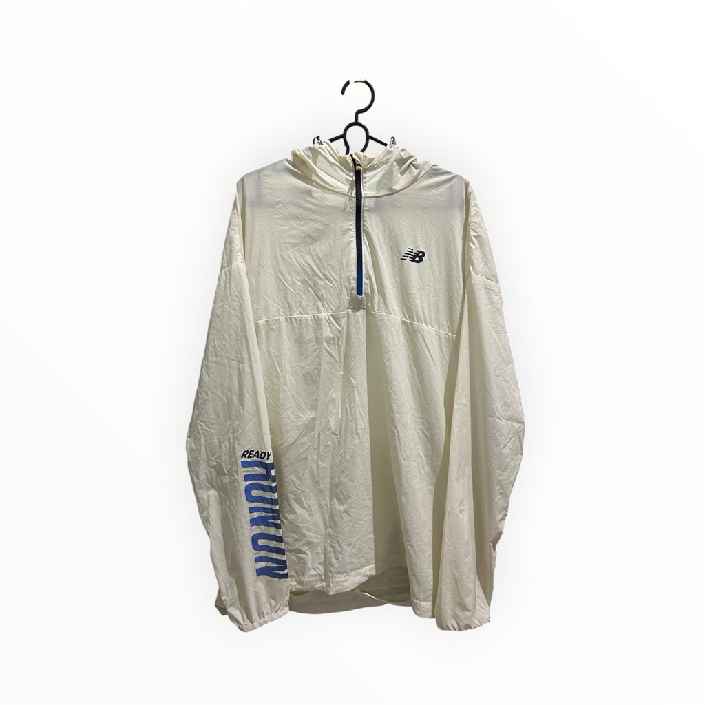 Jaket running nb broken white