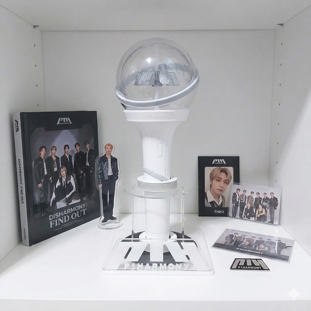 Box Lightstick P1Harmony / Lightstick P1Harmony / Rak Lightstick Akrilik