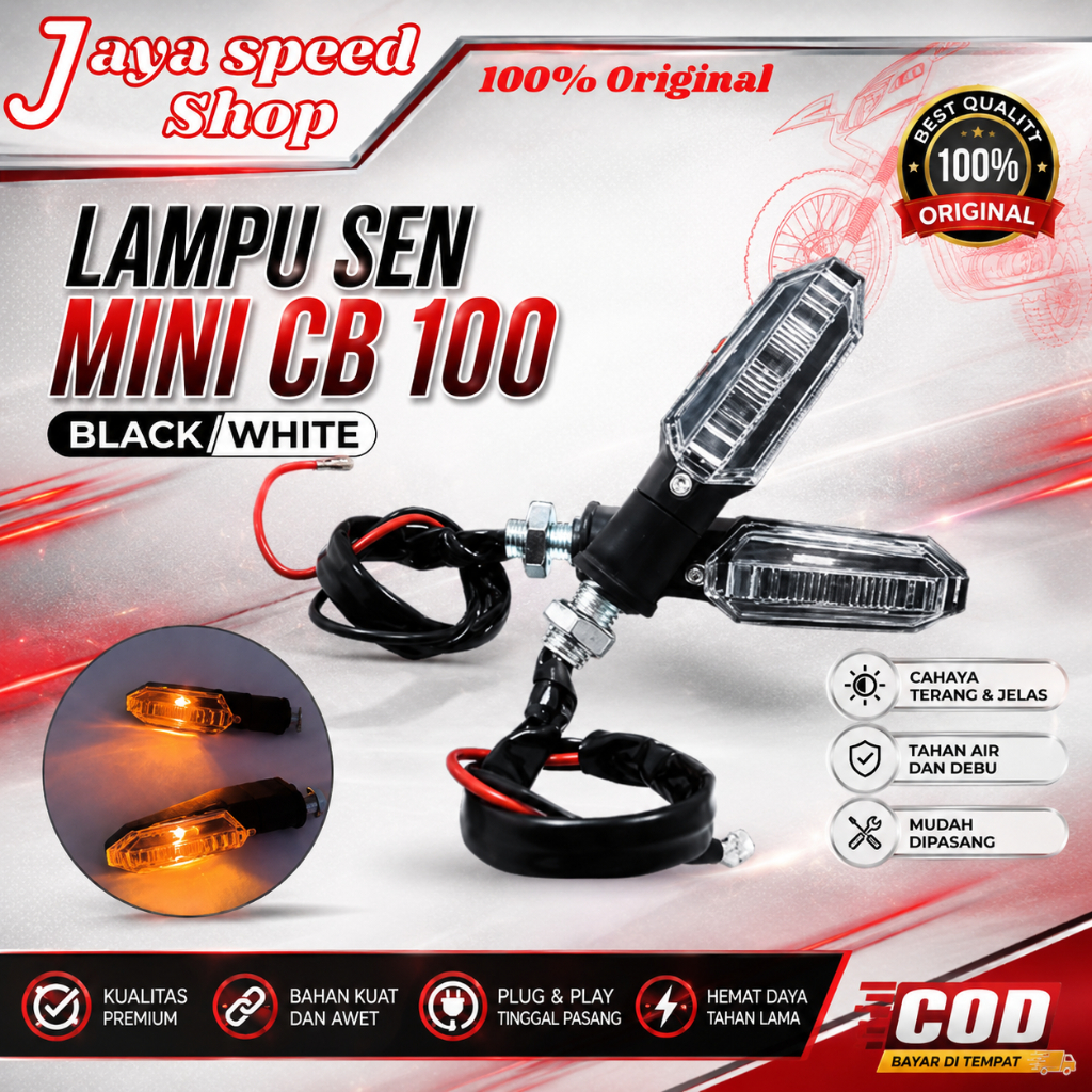 { CR7 } Sen Sein Mini { CB 100 New } Universal Lampu Sein