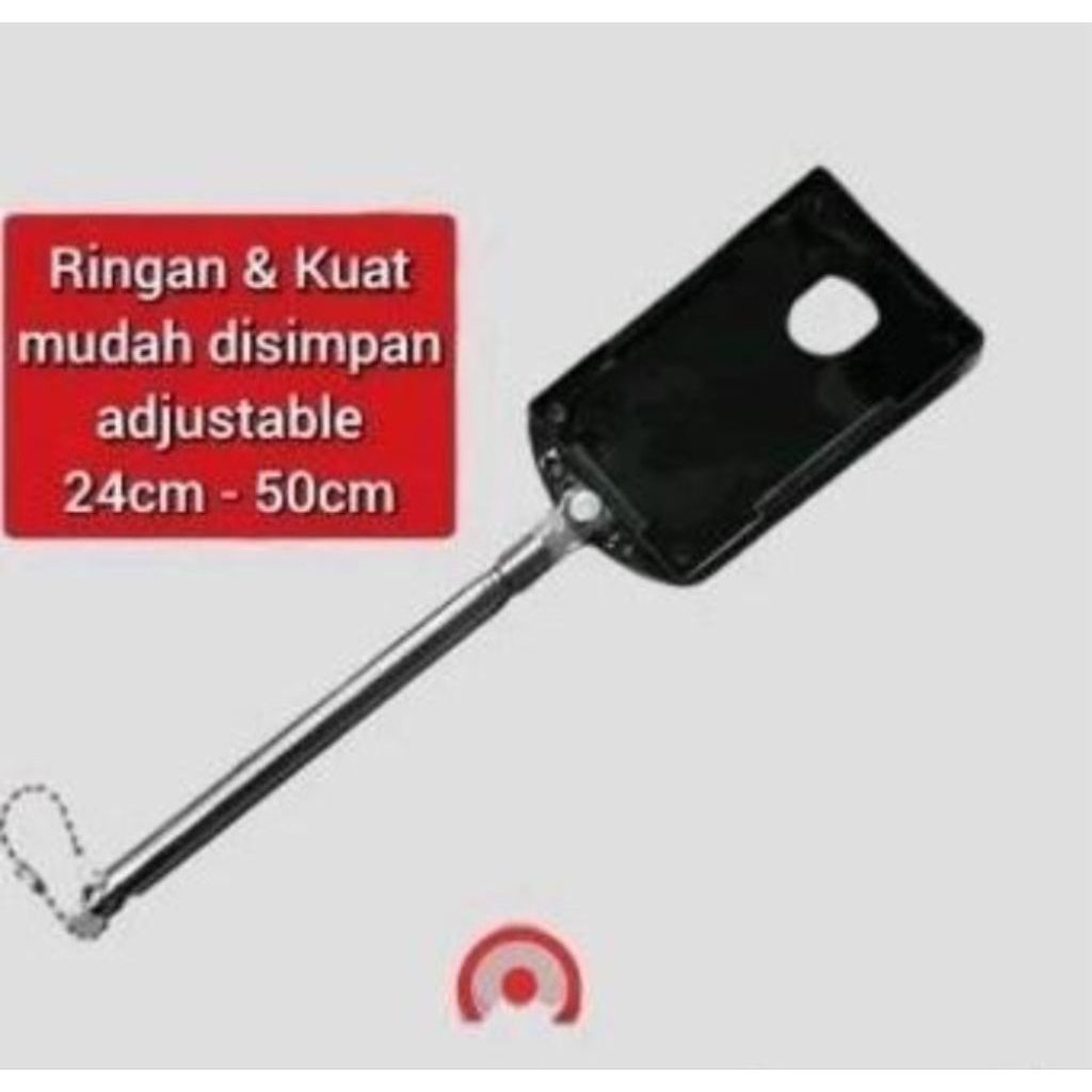 Tongkat Tol Lite Stainless Tongkat Tol Telescopic Panjang Pendek Tongkat Tol Stainless