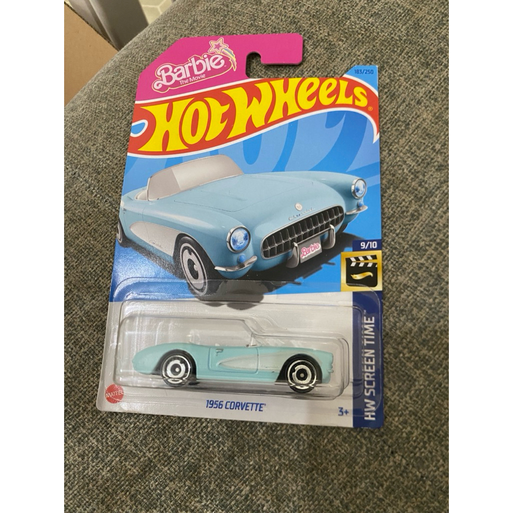 hot whees barbie 1956 corvette