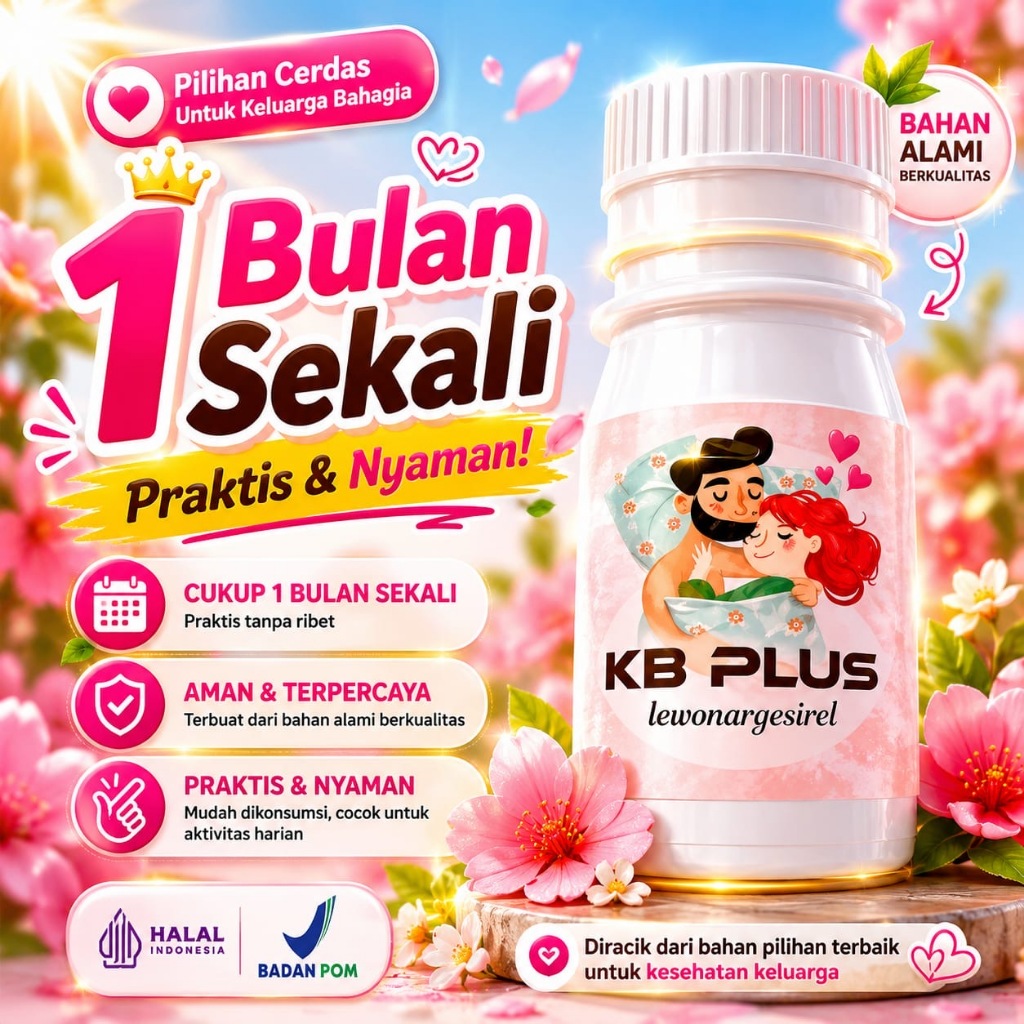 KPLUS PIL KB  PLUS 1 BULAN ORI