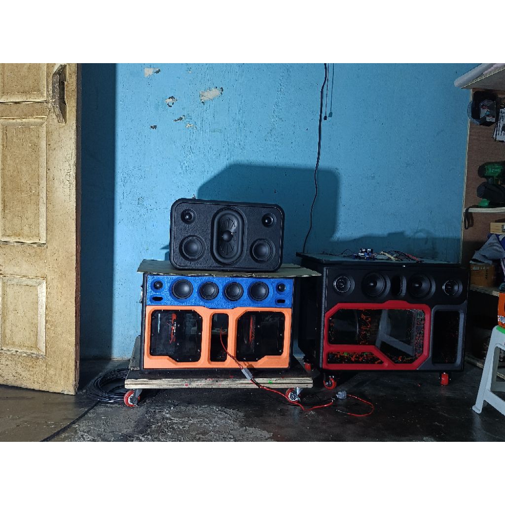 speaker portable JBL boombox 3 DIY + karaoke