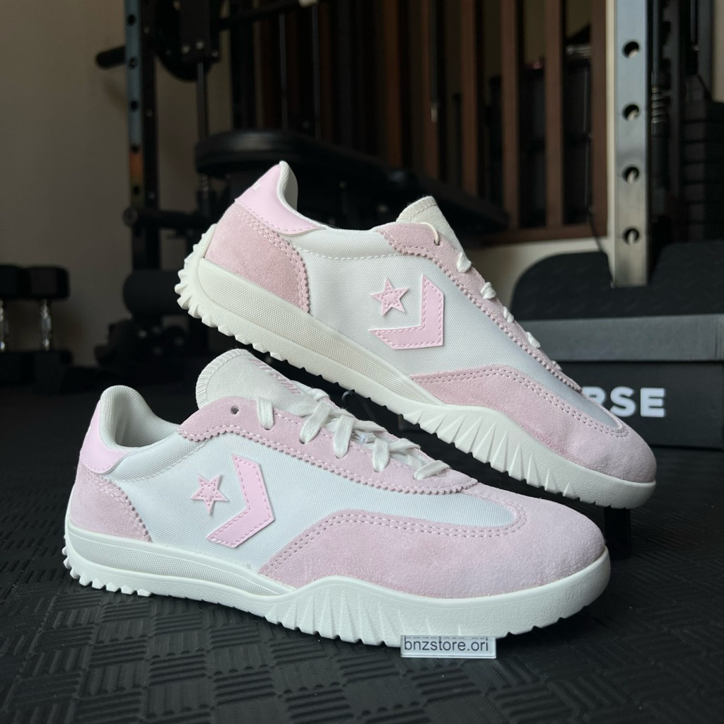 Sepatu Sneakers Unisex Converse Run Star Trainer Summit Pink/Vintage White