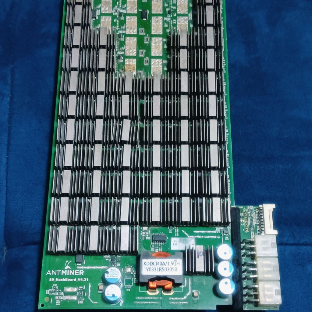 Board Antminer S9 - non fungsional - komponen lengkap